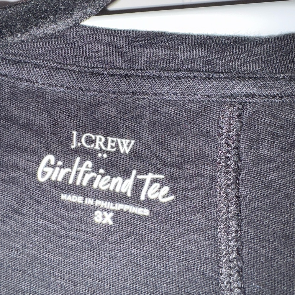 J. Crew Black Short Sleeve Tee - Picture 2 of 3